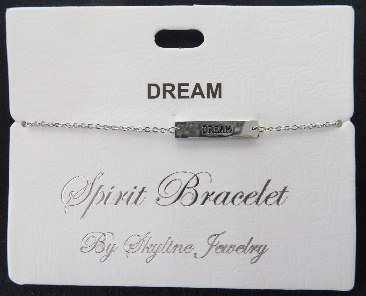 Spirit Bracelet Personalized Name Charm Nickel Free Adjustable 6.5″ to 8.5″