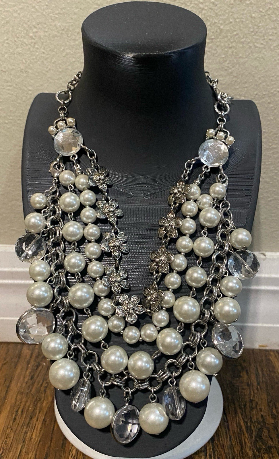 White House Black Market Costume Necklace Lot Of 3 WHBM