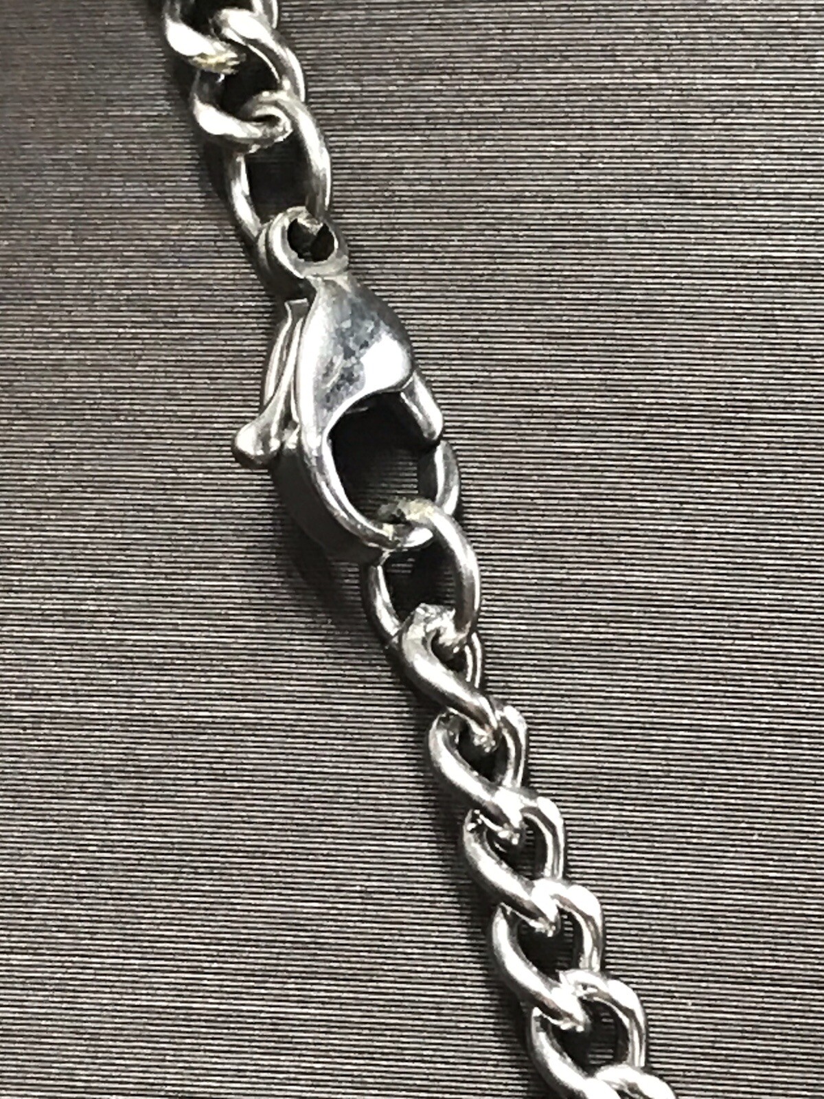 2” Black Enamel Cross With 3.75mm Wide 24” Necklace All Stainless Steel