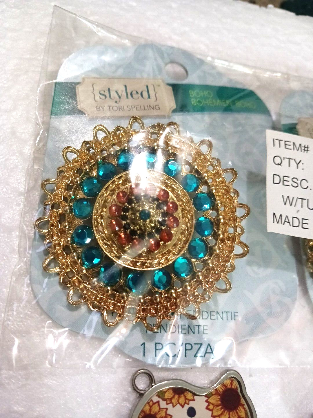 Pendants, charms, DIY jewelry necklace making pieces. You get everything