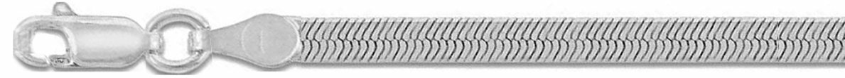 040-3.5MM Magic Herringbone Chain .925 Solid Sterling Silver Sizes Made Italy