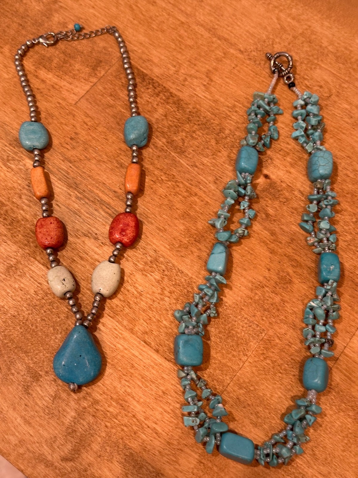 TWO SOUTHWESTERN STYLE NECKLACES