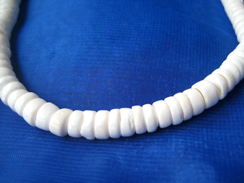 Hawaii Unisex Souvenir Surfer Jewelry White Puka Shell Necklace 20″ ( QTY 2 )