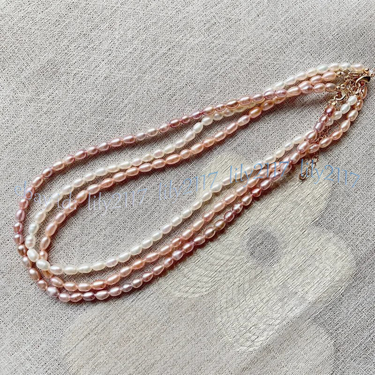Small 4-5mm Real Natural Multicolor Freshwater Baroque Pearl Necklace 14-48 inch