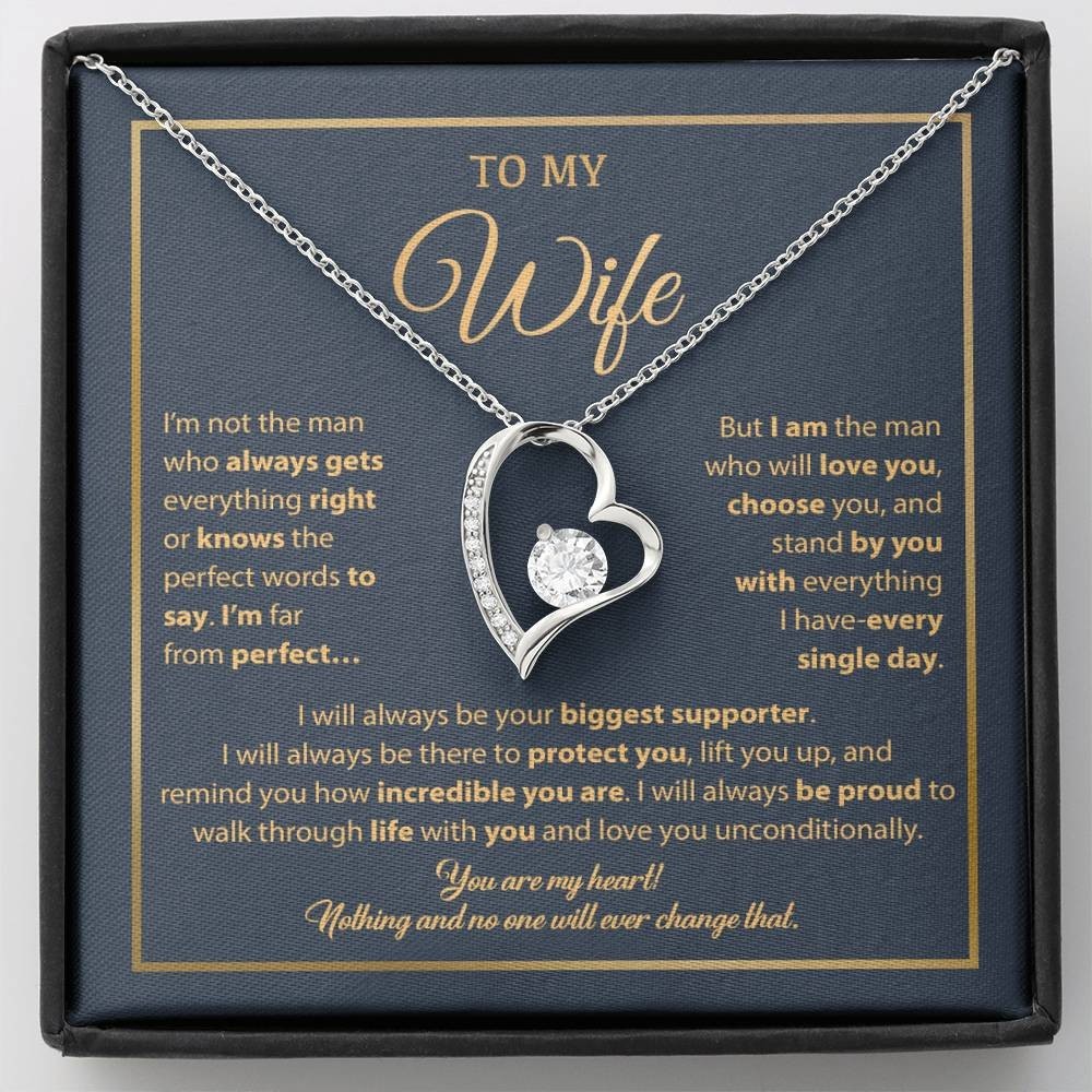 To My Wife Necklace, Gift For Wife, Anniversary Gift For Wife, Necklace For Wife