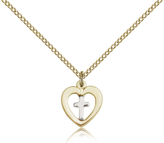 Gold Filled Cross Necklace For Women On 18 Chain – 30 Day Money Back Guarantee