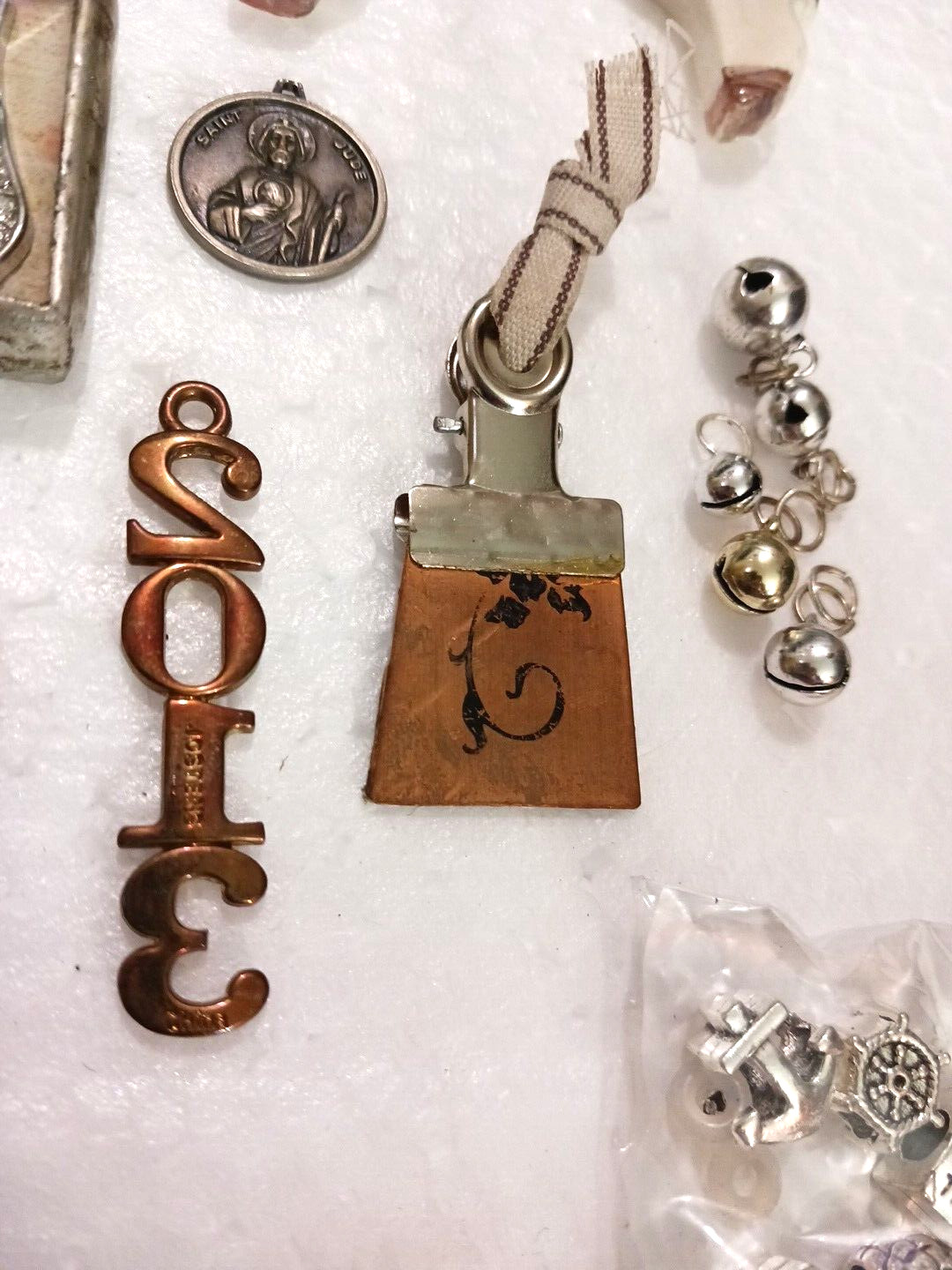 Pendants, charms, DIY jewelry necklace making pieces. You get everything