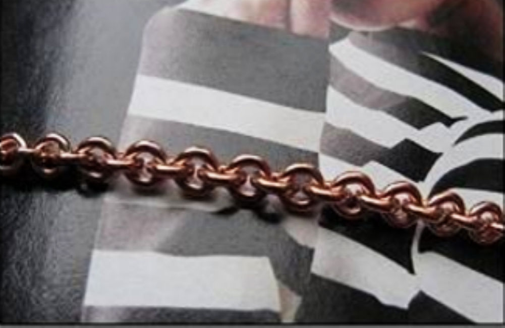 Solid Copper Chain CN601G – 1/8 of an inch wide. Available in 18 to 30 inches.