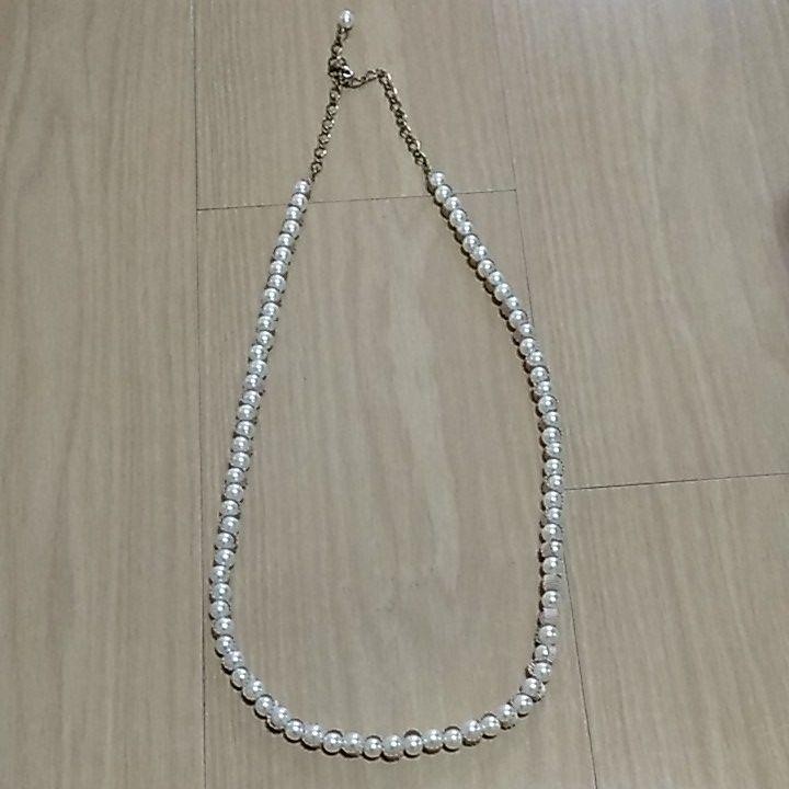 GENUINE NATURAL WHITE FRESHWATER PEARL NECKLACE 30in 8mm