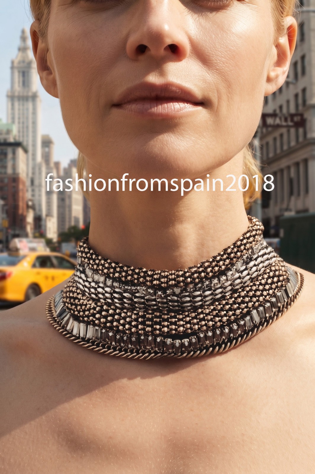 ZARA NEW WOMAN CHOKER-STYLE JEWEL CHAIN CHOKER GOLD SILVER 4548/241/881