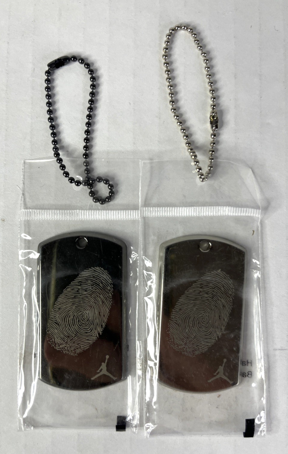 Michael Jordan XXIII AJ23 Pendant Dog Tag Keychain 1984-1998 & 1981-1984 – RARE