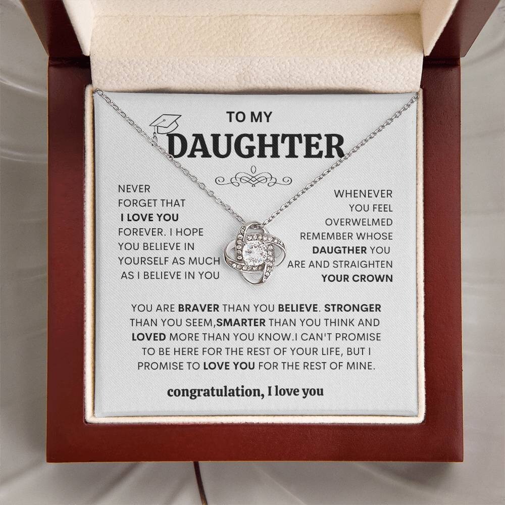 Daughter Necklace Gift for Daughter from Dad,cute Daughter Necklace gift