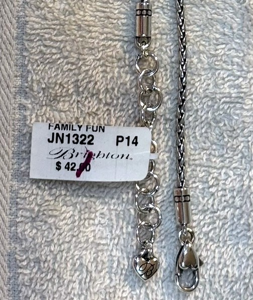 18″ Brighton Pendant Family Fun Mom Heart Pendant Necklace – NWT