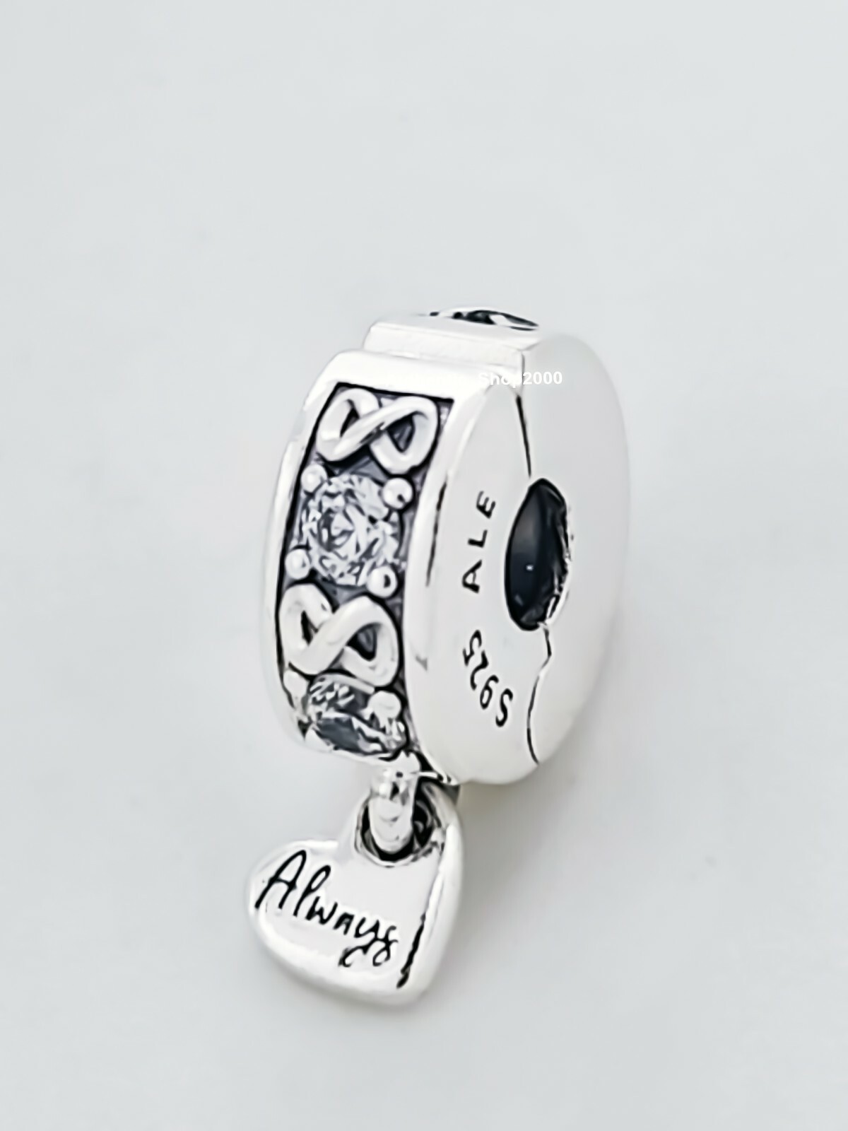 New 100% Authentic PANDORA 925 Silver Family Always Pavé Clip Charm 791151C01