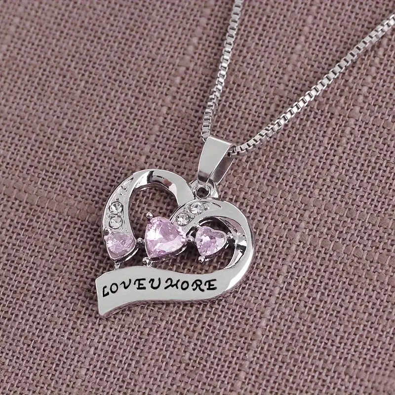 Special Elegant Heart Shape Pendant Necklace All Occasions Casual Jewelry Gift