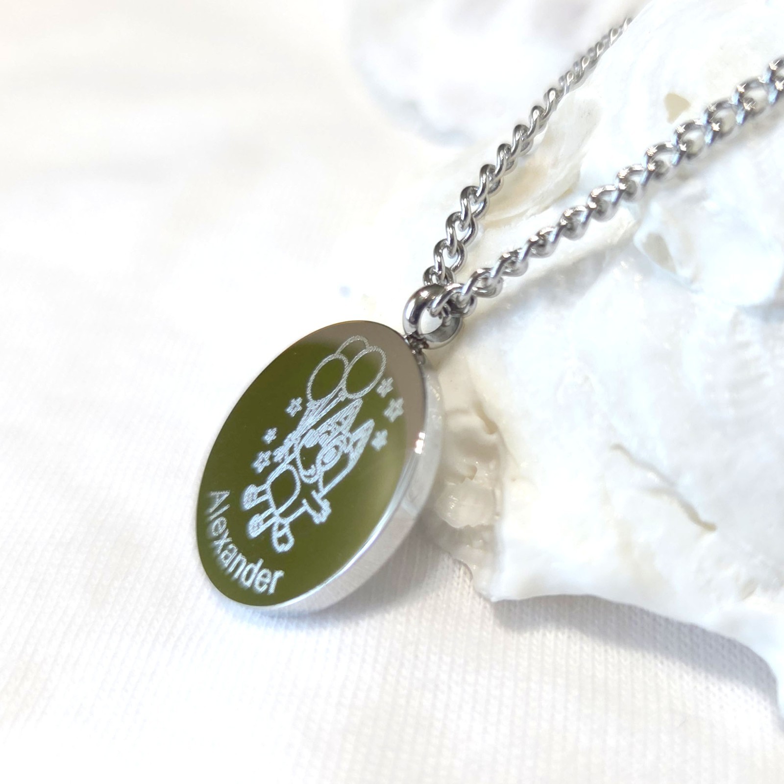 Personalized Bluey Necklaces for kids
