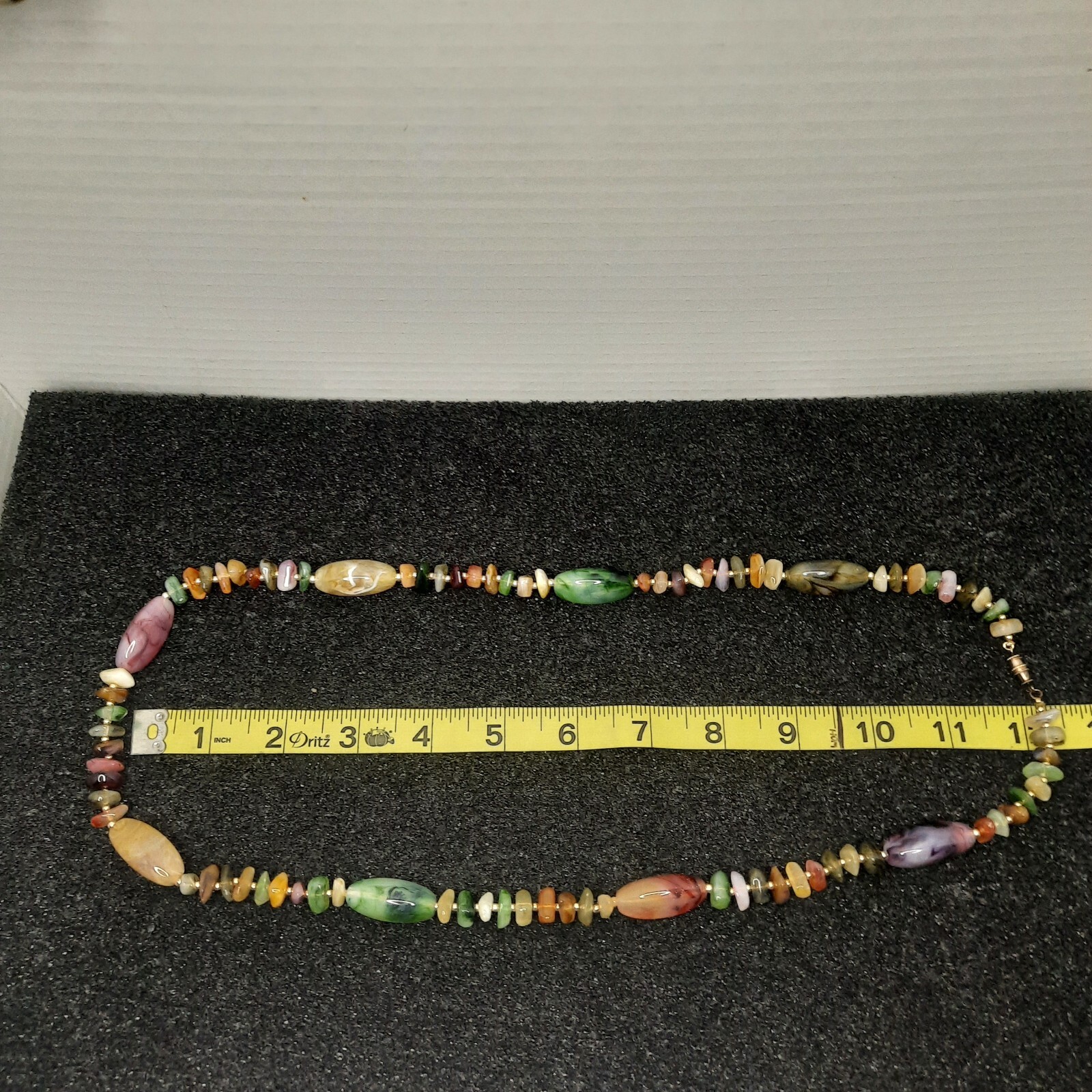 multi colored acrylic necklace lot