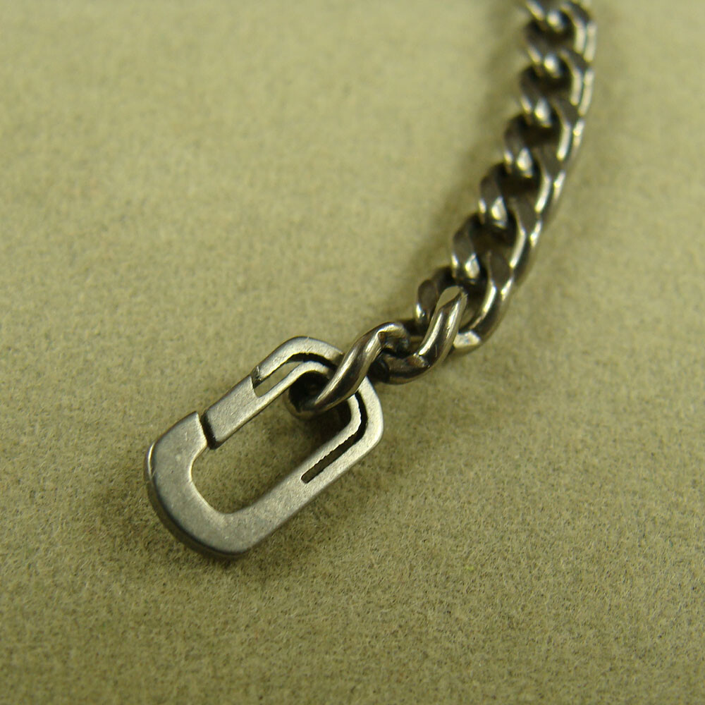 Pure Titanium anti-allergy Necklace 3.5mm wide curb chain 70cm length