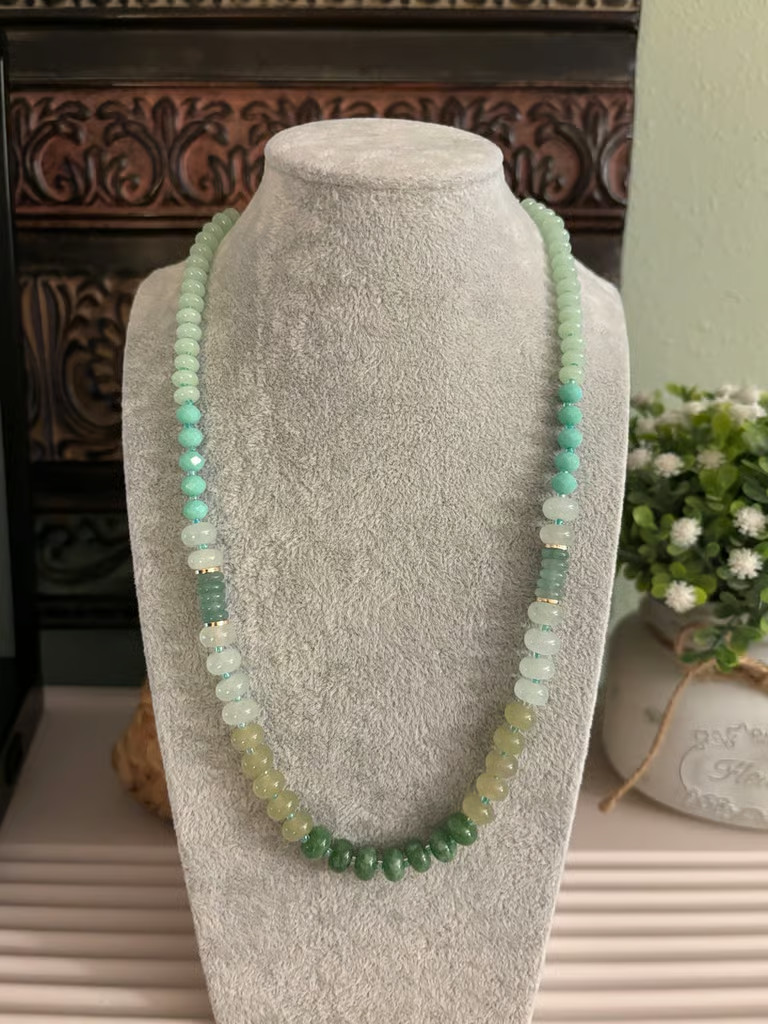 Panacea Green Stone Necklace