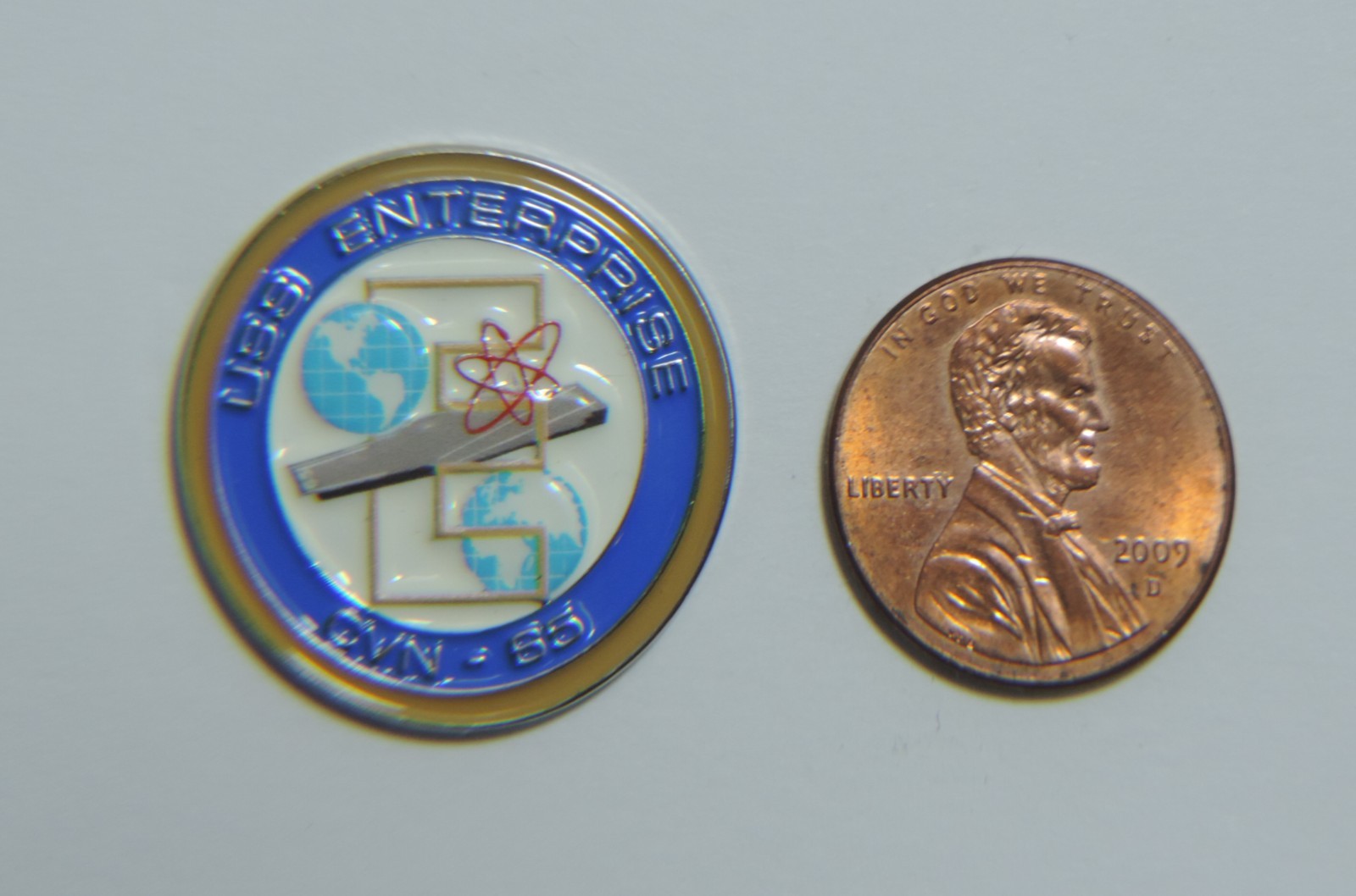 UNITED STATES USS ENTERPRISE CVN- 65 Lapel Pin