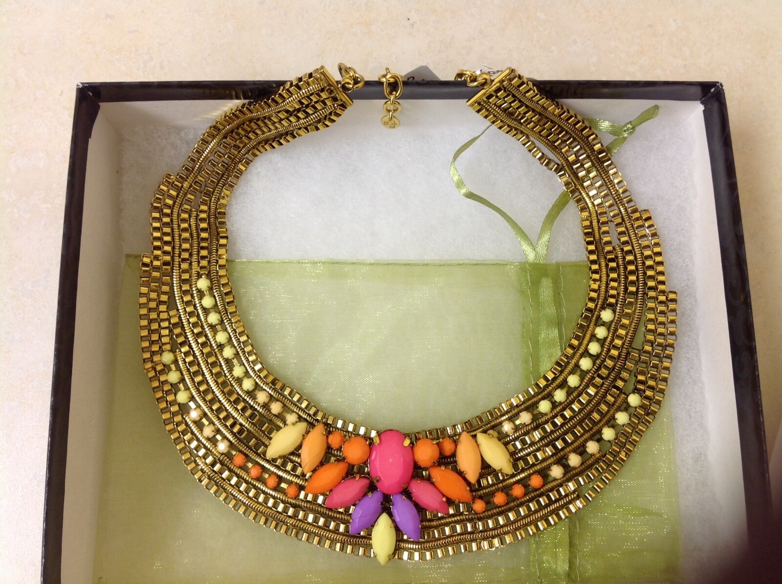 Cara N.Y. Gold tone fashion necklace