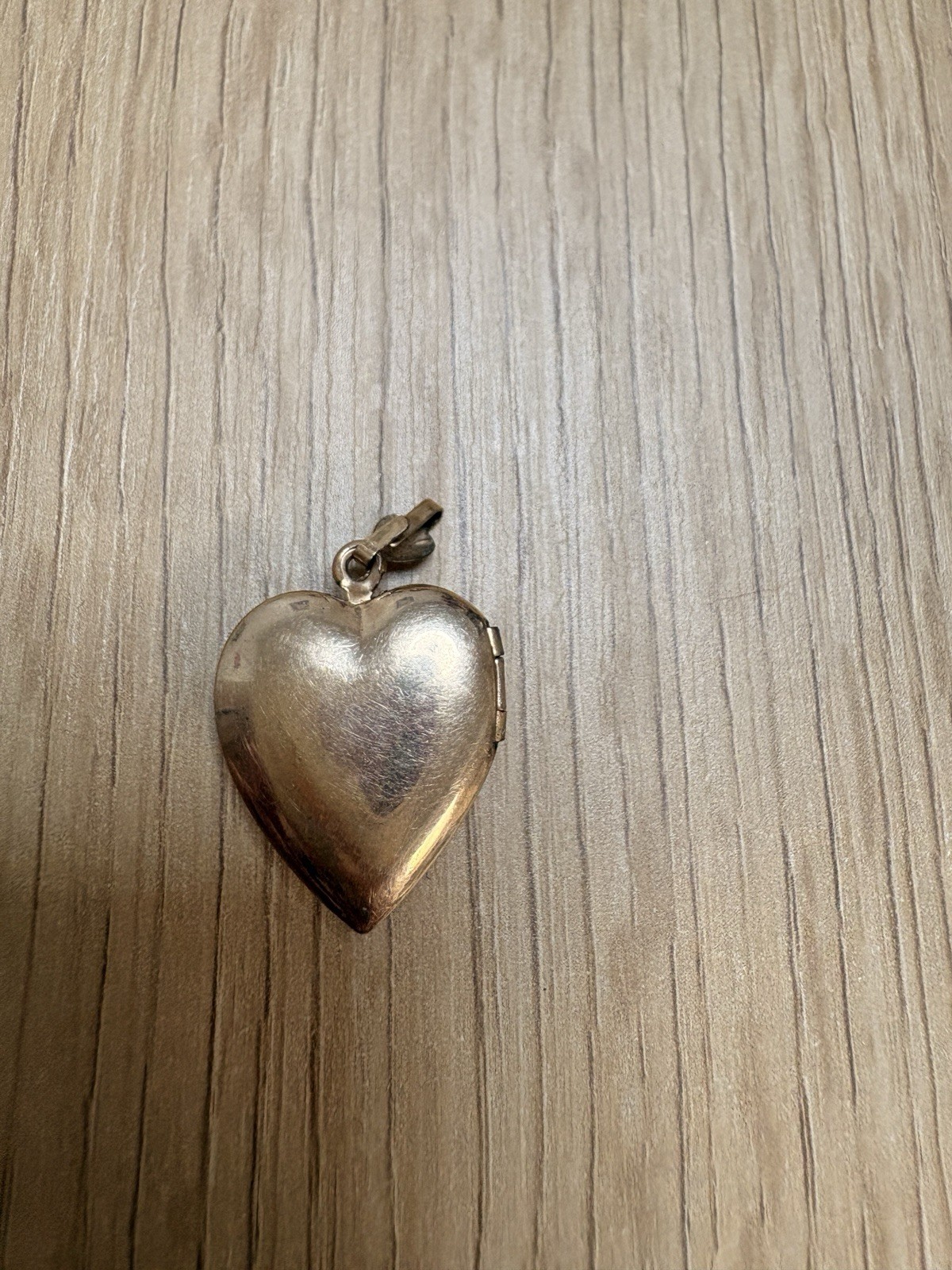 Vintage Yellow Gold Heart Mother of Pearl USN Anchor Nautical Charm Pendant