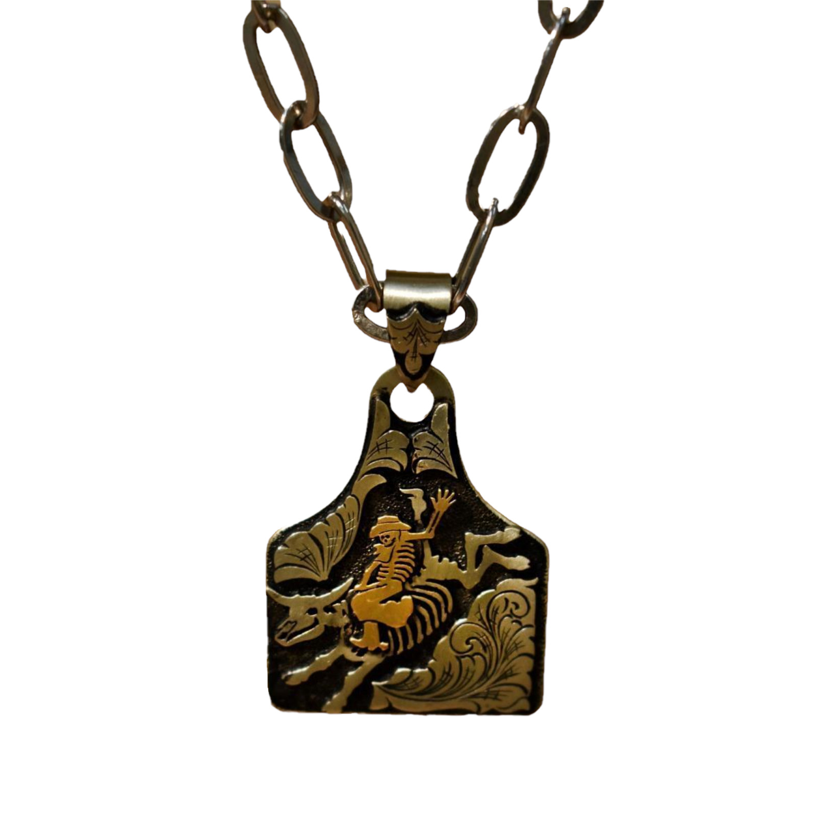 M&F Western® Men’s Rider Bronze Chain Necklace D47336
