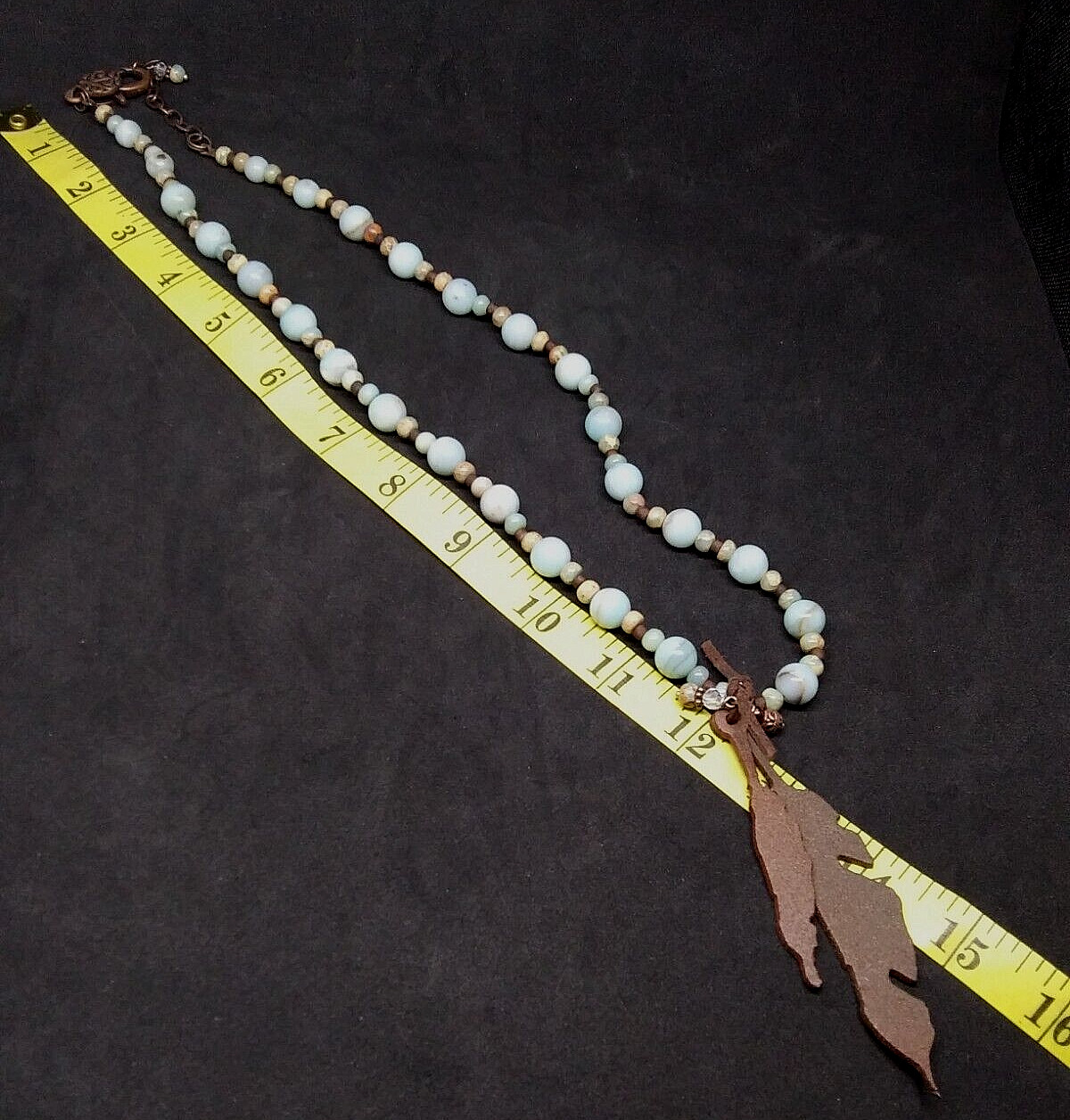 (2) Multicolored Boho Western Beaded Necklaces Colorful Costume Jewelry