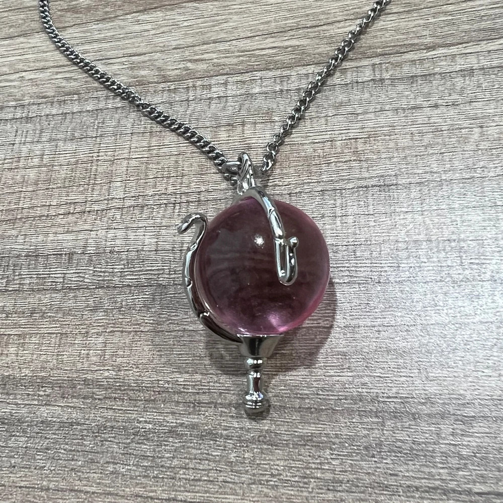 Heart of Kandrakar Pink Crystal Pendant Innovative Fashion Romantic Cartoon.