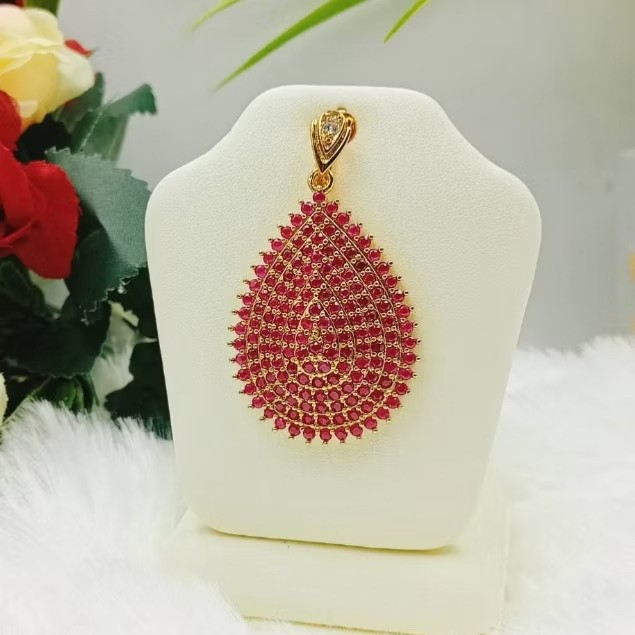 22K 23K 24K Thai Yellow Gold Plated Necklace Pendant Women Girl Jewelry 24 in