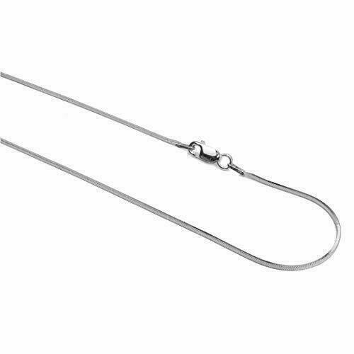 Men&Women’s 925 Sterling Silver Tarnish-Free Italian Snake Chain Necklace 16-38″