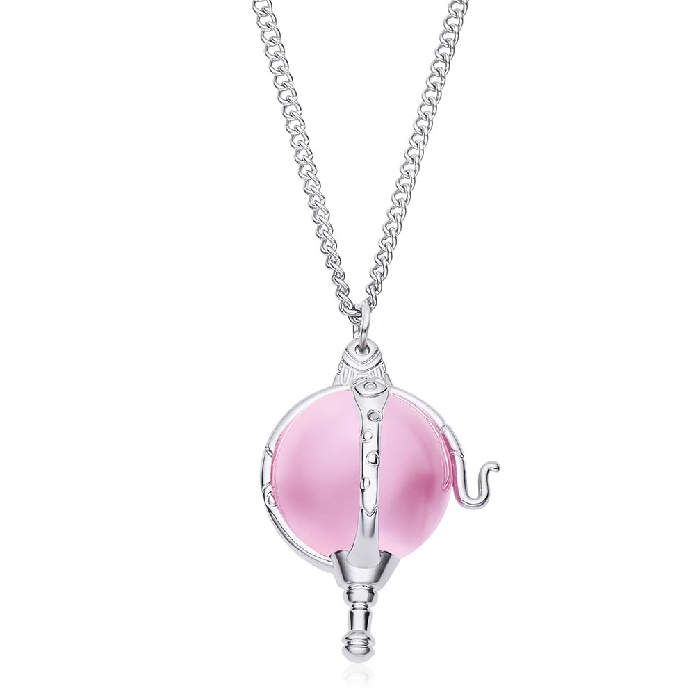 Heart of Kandrakar Pink Crystal Pendant Innovative Fashion Romantic Cartoon.