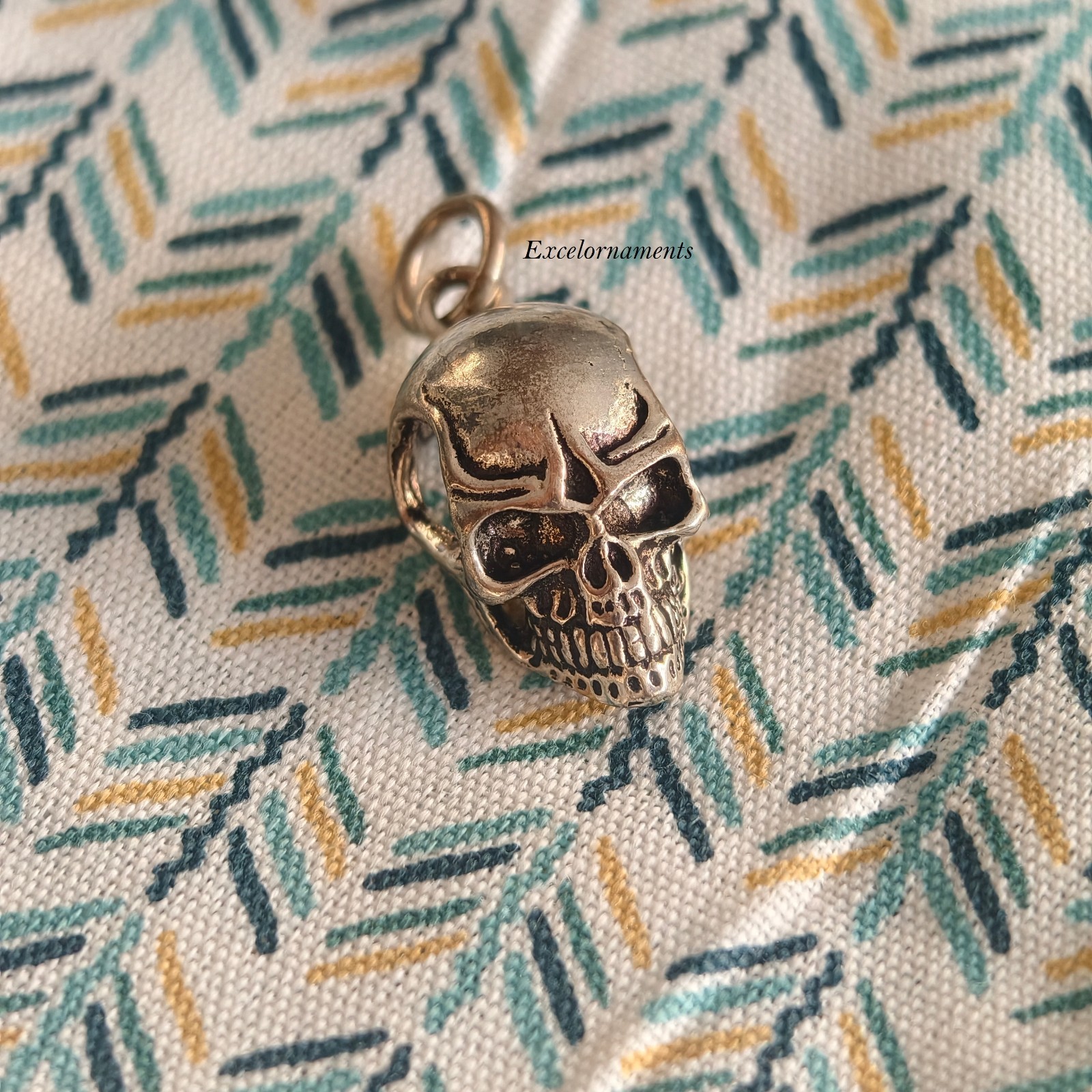 Skull Pendant 925 Sterling Silver Gothic Memento Mori Pendant Wonderful Pendant