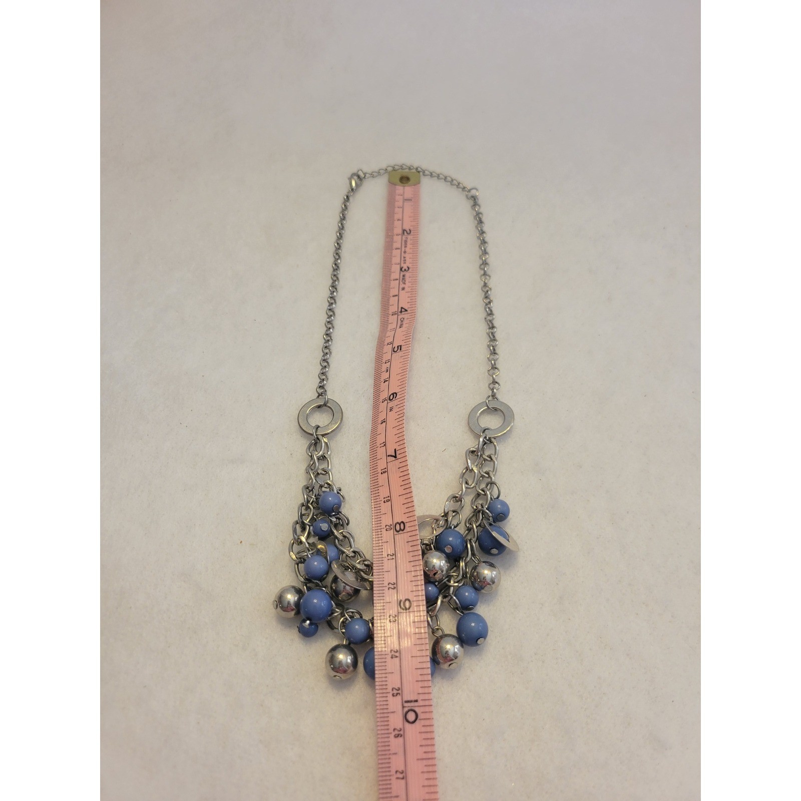 Statement Necklace Womens OS Blue Good Beaded Multi-Strand Jewelry