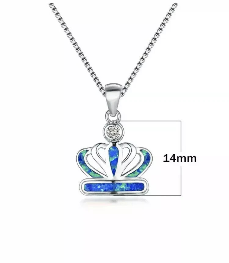 Beautiful White Enhance Opalite Pendant & 18″ Necklace! FREE SHIPPING IN USA!