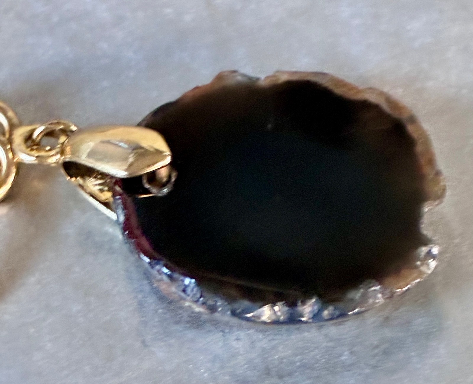 Lot of 2 INC International Concepts Add A Charm Necklaces w/ Black Gold Silver