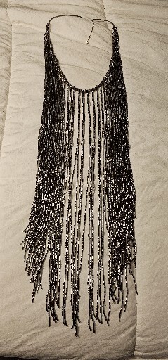 Nice V Versona Long Beaded Necklace Costume Jewelry