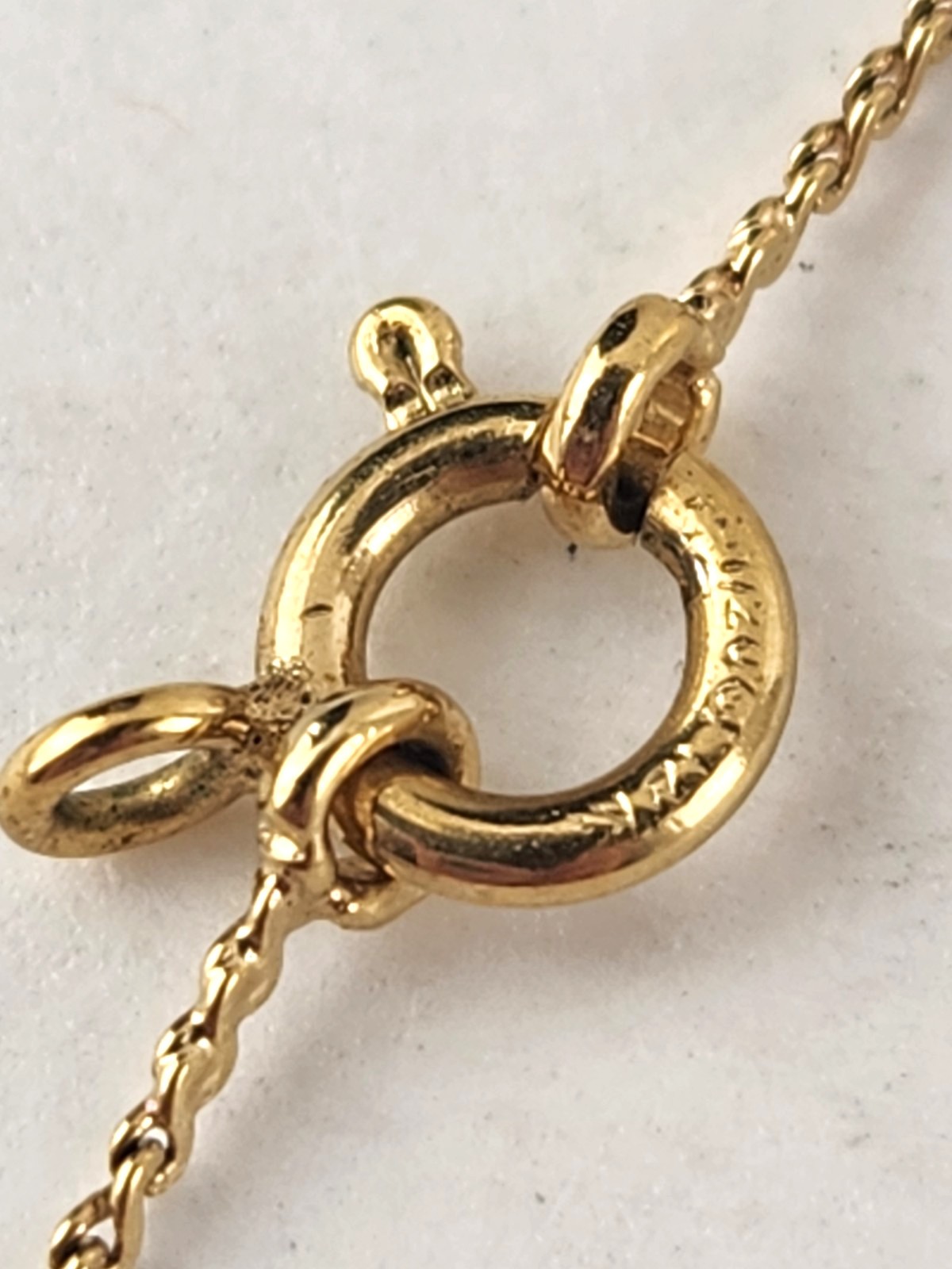 Dainty Vintage 1/20 12K Gold Filled S link Chain Necklace 24″~1mm