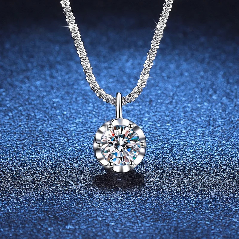 Andara Luxury 925 Sterling Silver AAAAA Fashion CZ Pendant Necklace