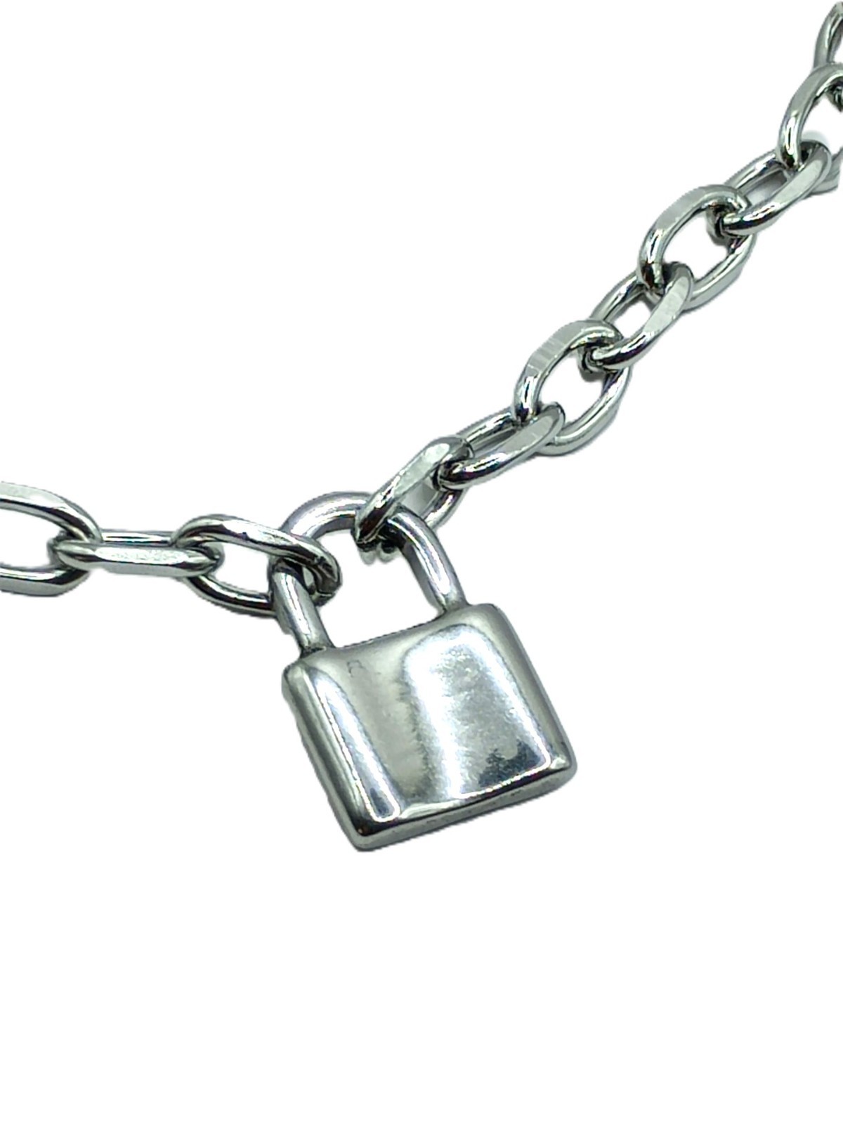 Padlock Charm Necklace | 316L Premium Grade Surgical Stainless Steel | USA Made