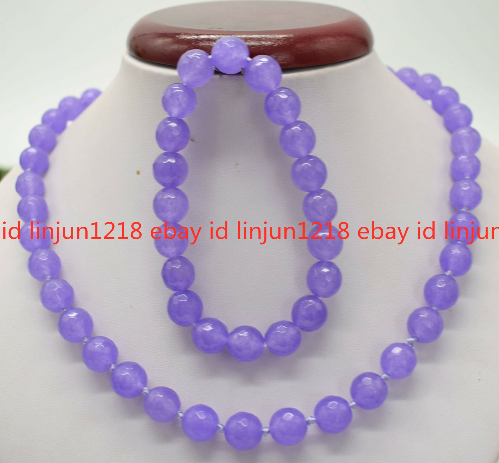 New 8mm 10mm Faceted Purple Alexandrite Gemstone Beads Necklace Bracelet 18/7.5