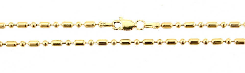 1/20 14K Gold Filled Fancy Ball Chain 18-inch Long