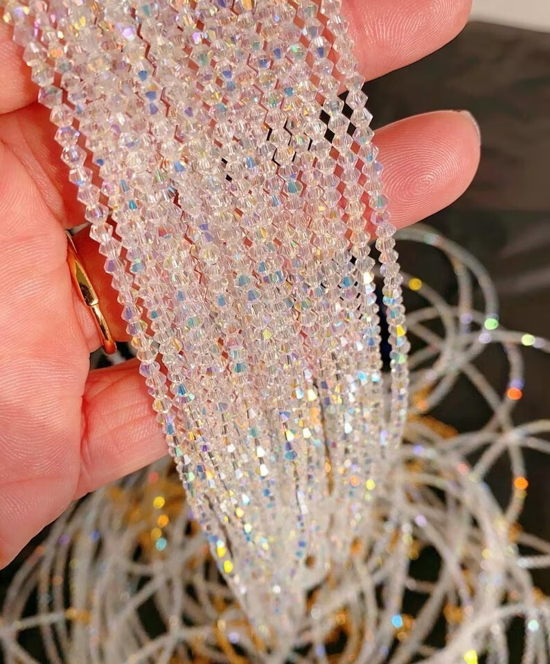 Natural Crystal Angel Aura Stunning Healing Women Crystal Choker Necklace Gift