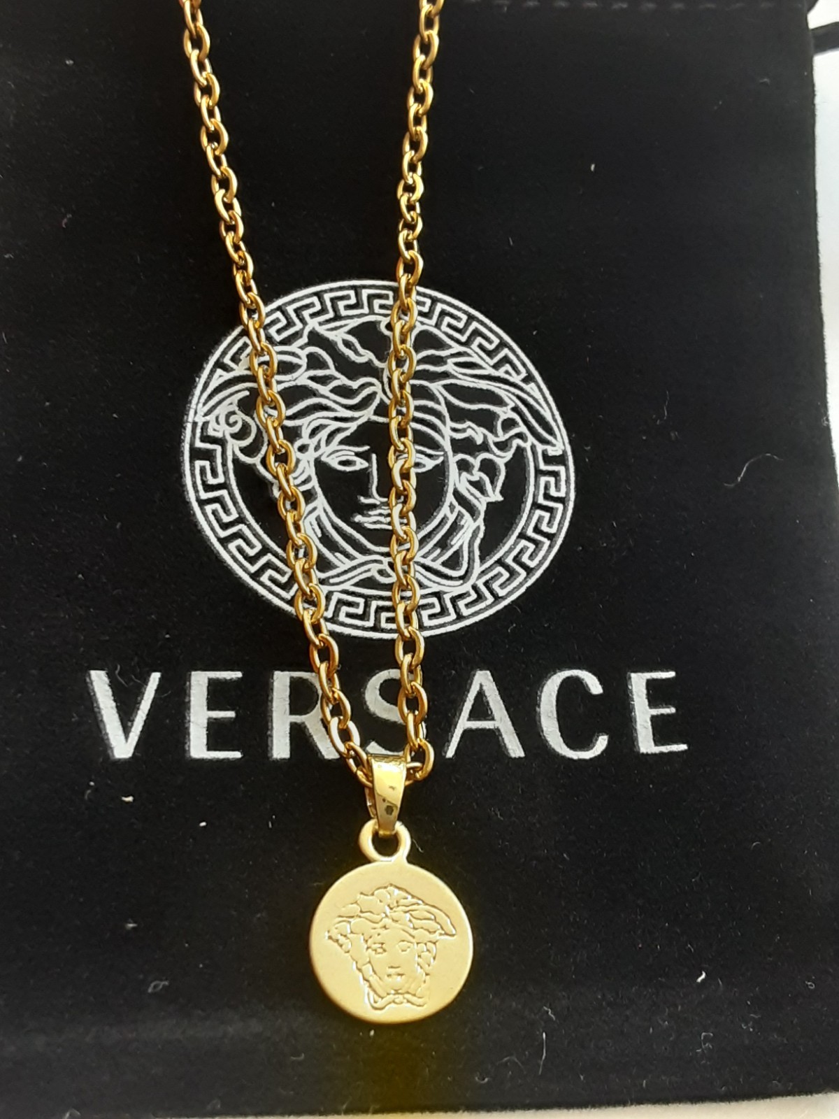 Versace Pendant / signature Head of Medusa 0,7 inch small