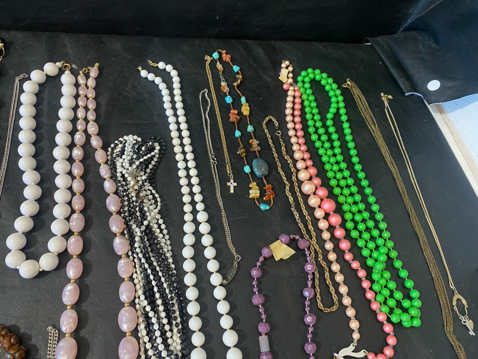 Necklace lot 55 necklaces jewelry pendant beaded chain mixed brands