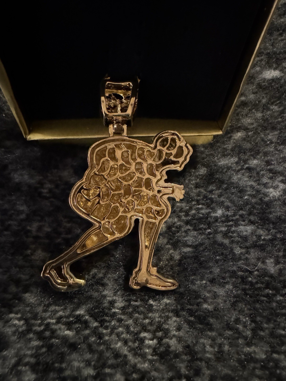 Football Player Pendant #76 3.75” X 3”