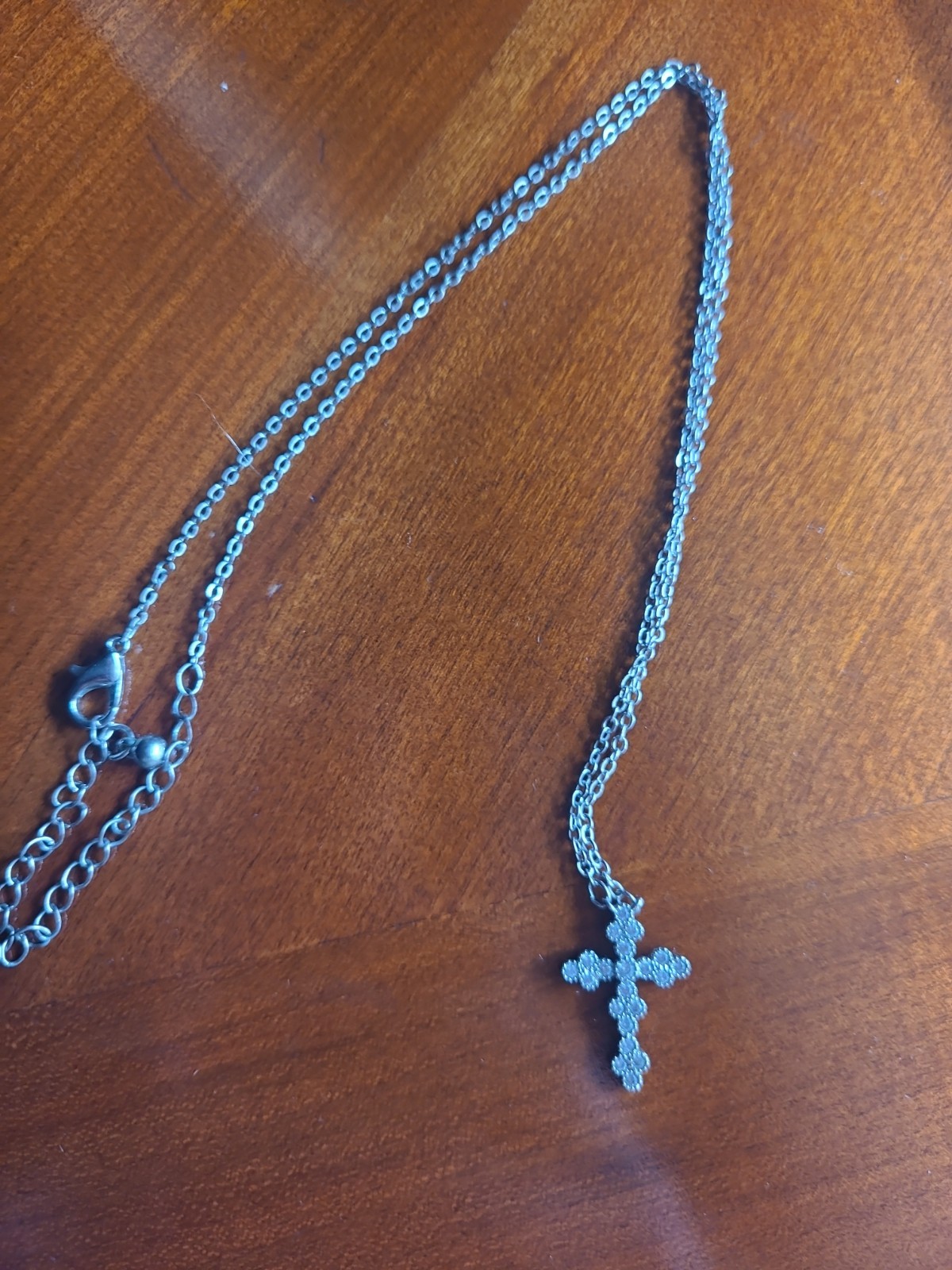 Silver Cross Necklace