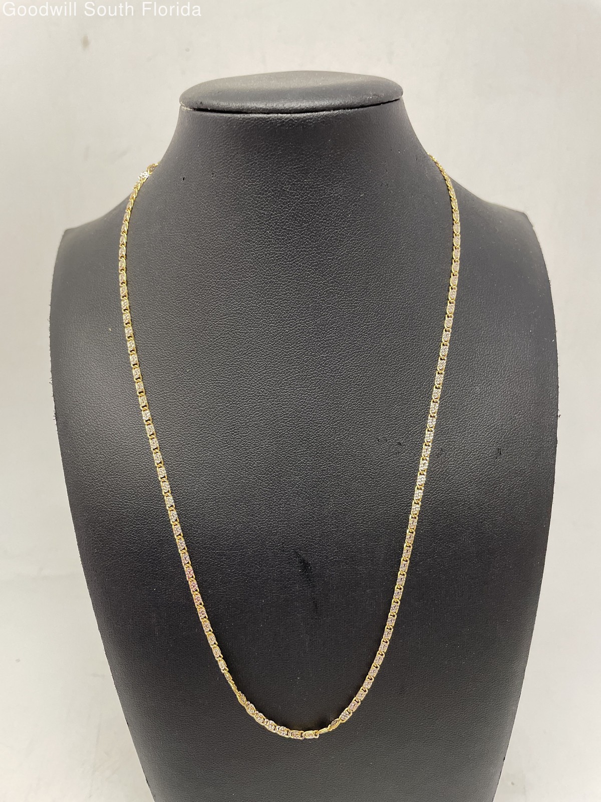 Gold 14K Chain Women’s (Stamped 585/14K- Tested 14.18KT) Weight 7.5g