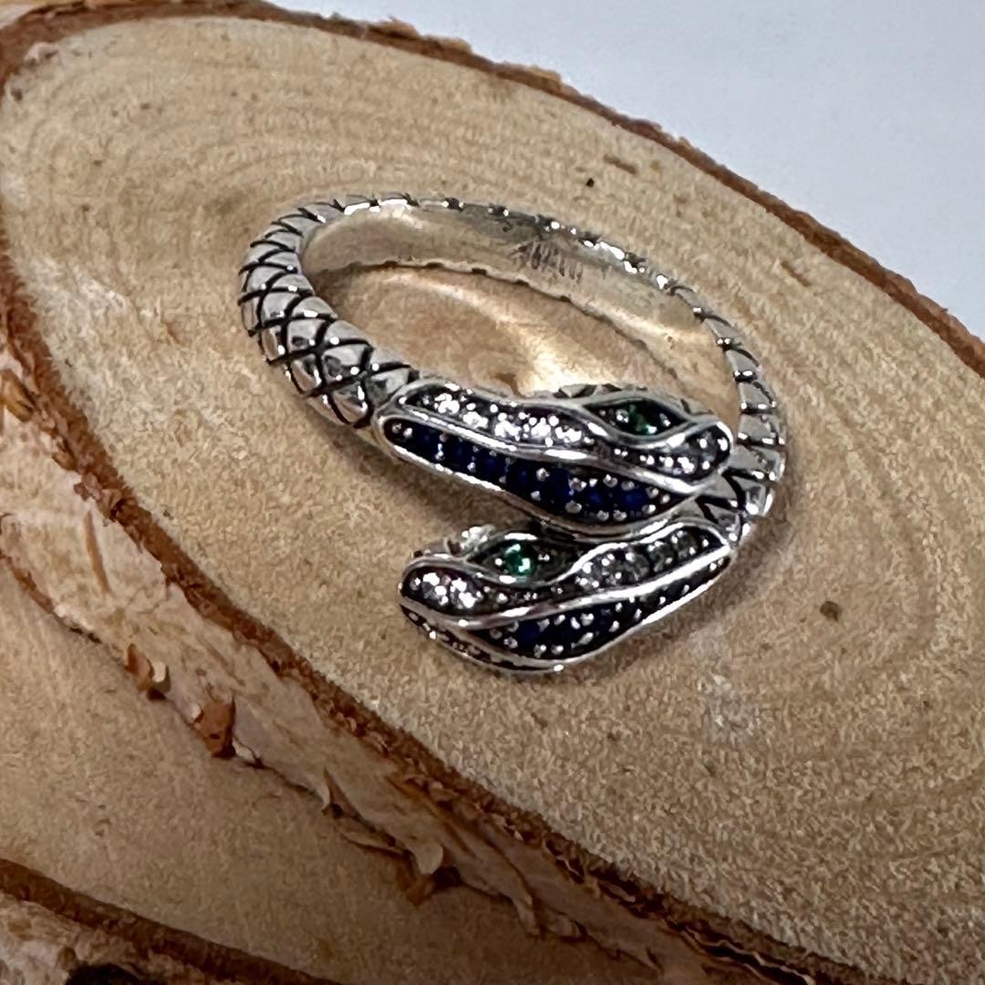 Year Of The Snake Snake Ring Silver 925 Men Women Coiled Snake