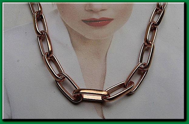 Solid Copper Chain CN619G – 3/16 of an inch wide. Available in 18 to 30 inches.
